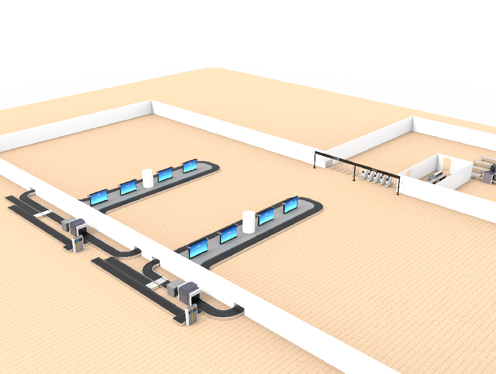 Sistema de Inspección automática anticipada del equipaje facturado